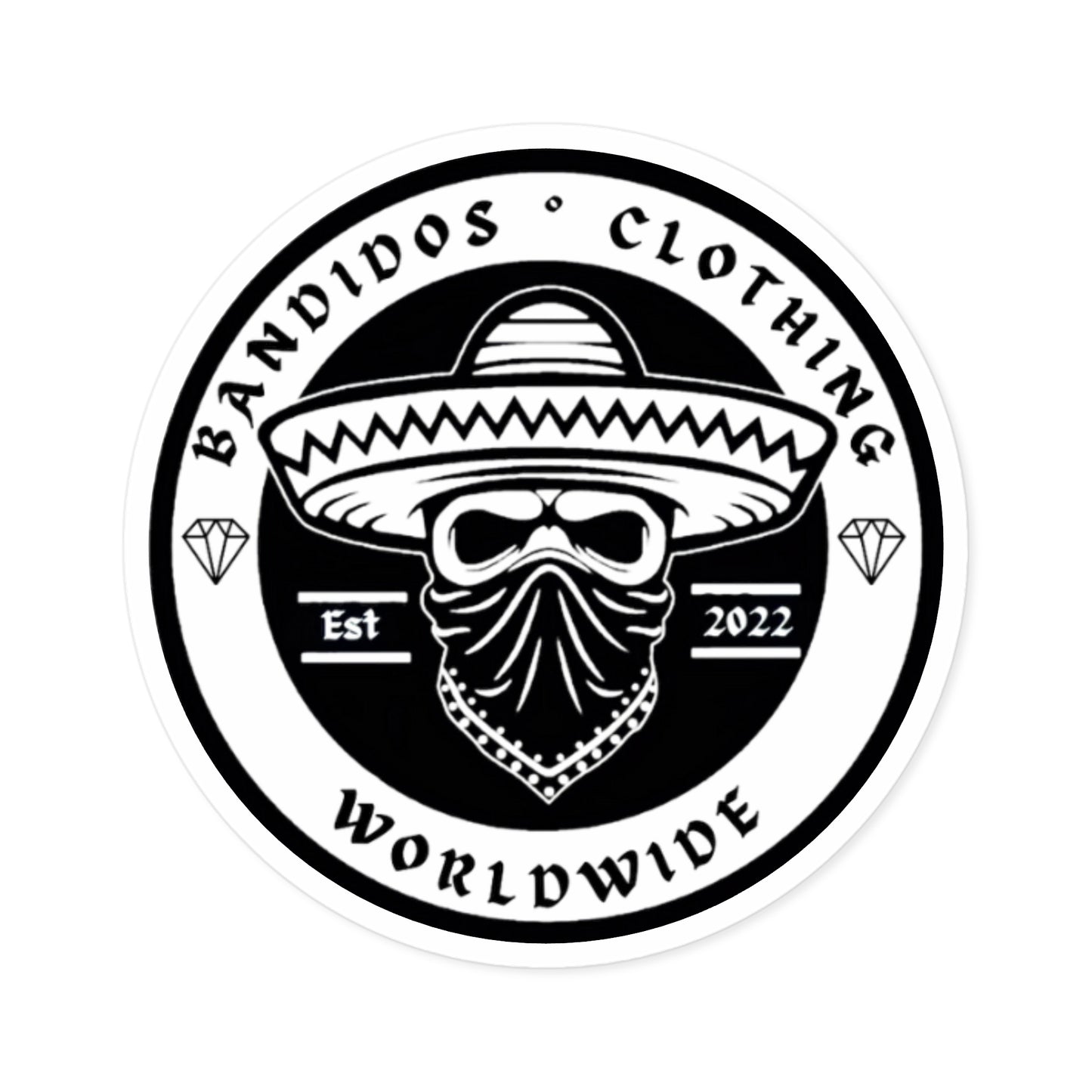 Bandidos Clothing / Round Sticker