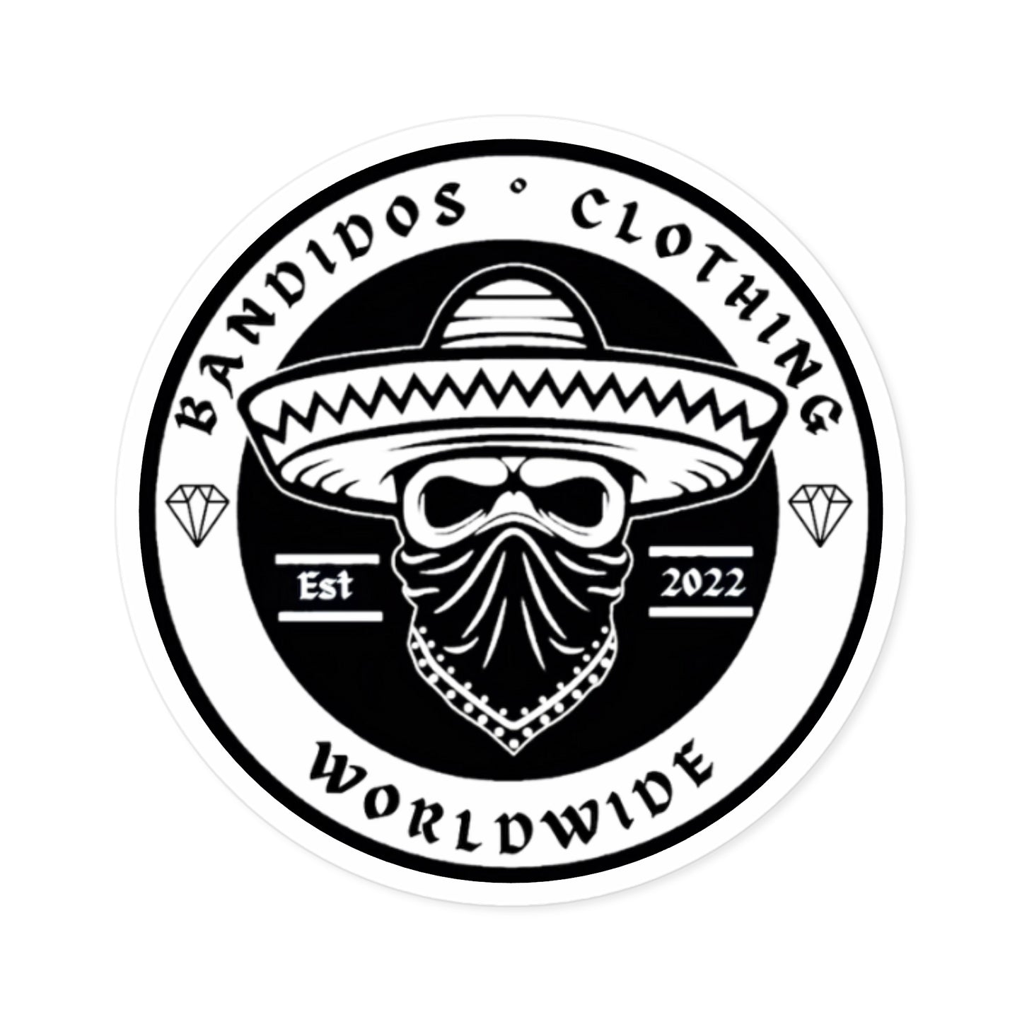 Bandidos Clothing / Round Sticker