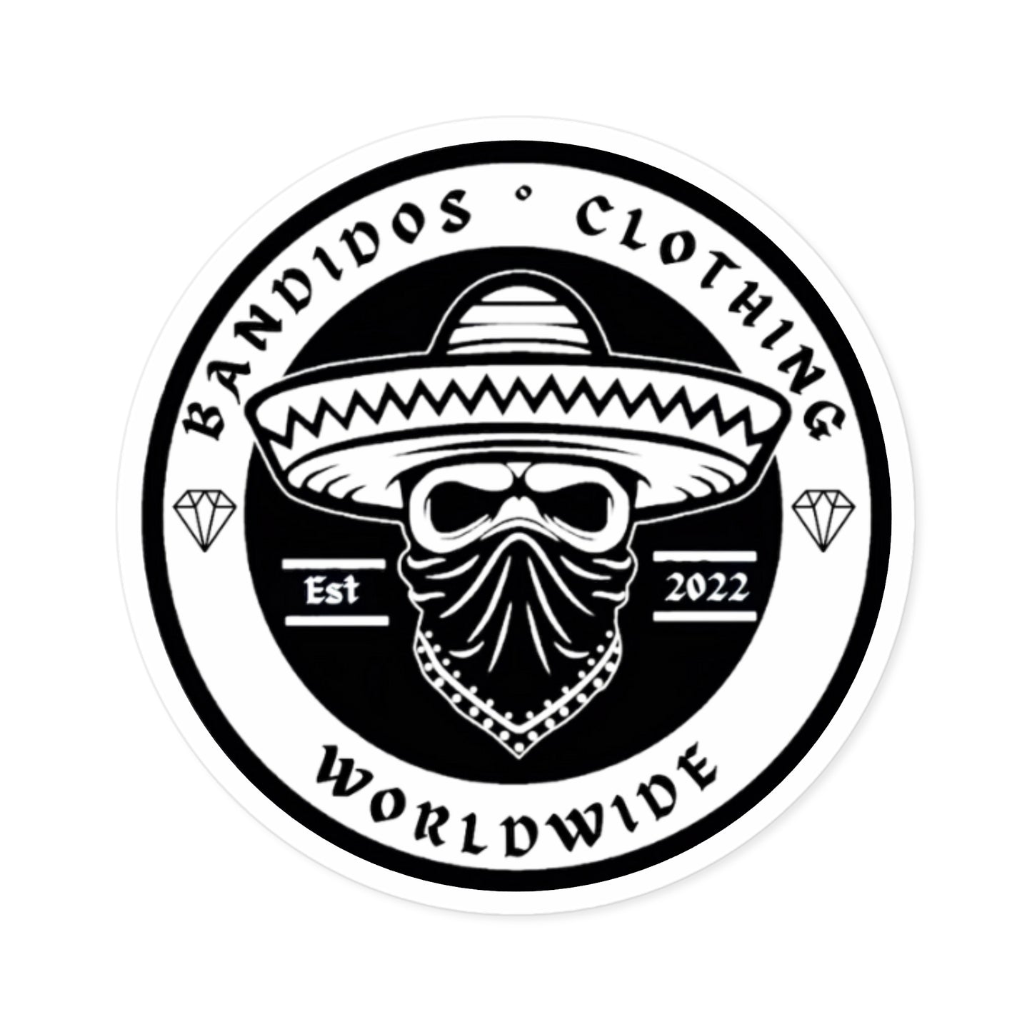 Bandidos Clothing / Round Sticker