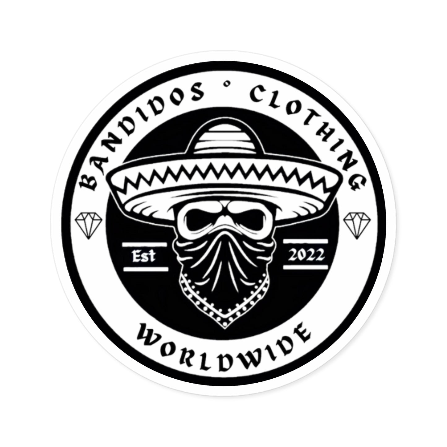 Bandidos Clothing / Round Sticker