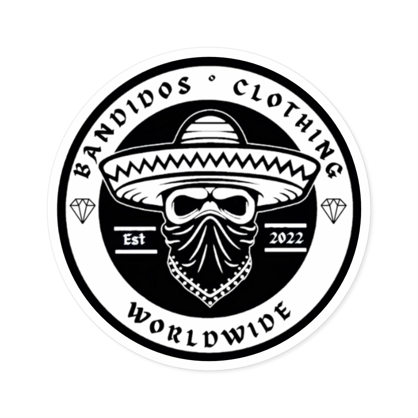 Bandidos Clothing / Round Sticker