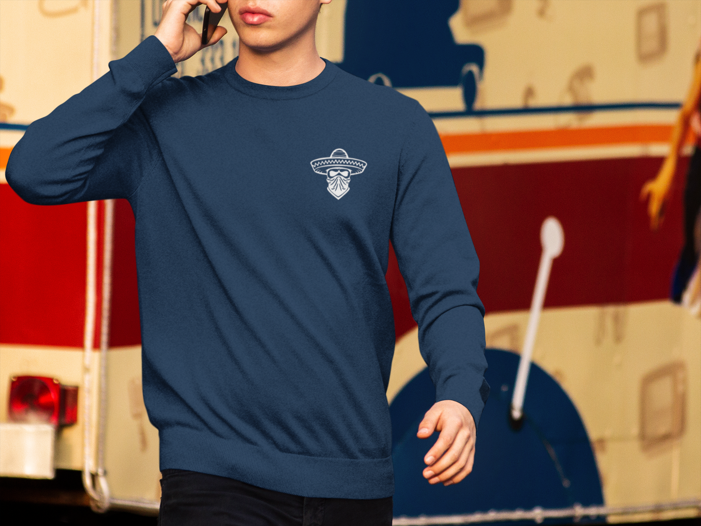 Bandidos Heavy Blend Crewneck / Urban Fit / Embroidered Logo