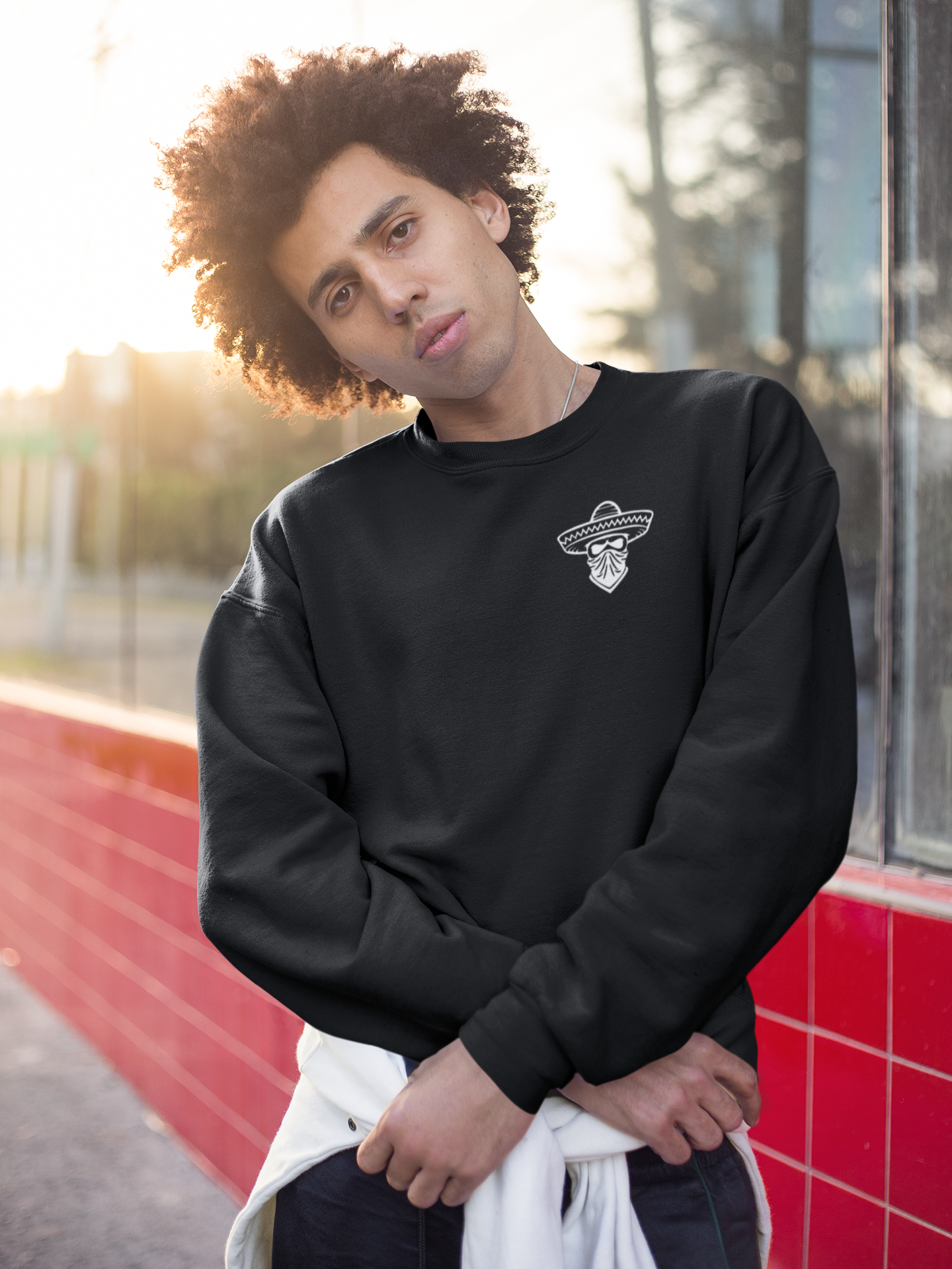 Bandidos Heavy Blend Crewneck / Urban Fit / Embroidered Logo
